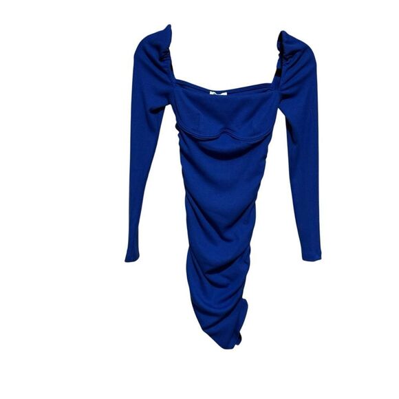 Princess Polly Portia Mini Dress Blue - Picture 5 of 8